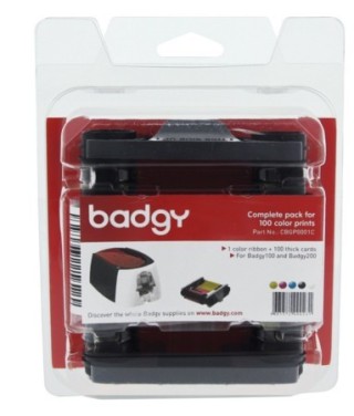 badgy evolis cbgp0001c kit para impresora