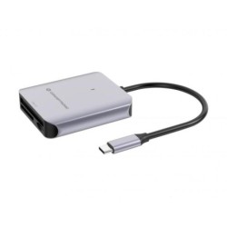 conceptronic lecto de tarjetas usb tipo c conceptronic bian09g