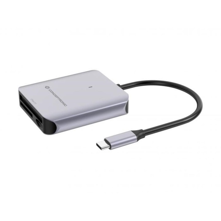 conceptronic lecto de tarjetas usb tipo c conceptronic bian09g