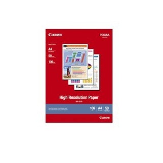 canon papel canon 1033a002  hr - 101 a4 50 hojas