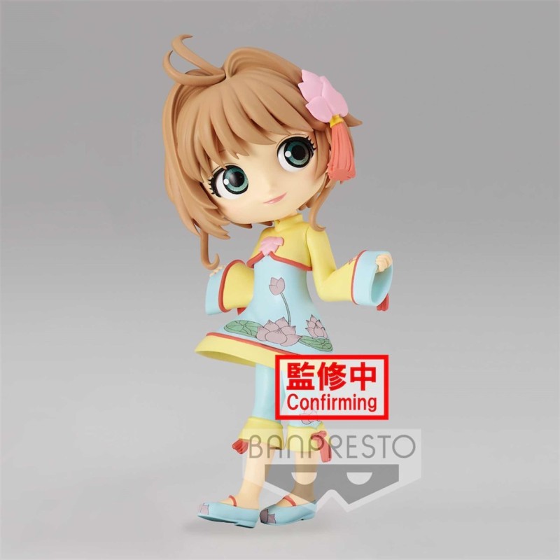 banpresto figura q posket banpresto cardcaptor sakura clear card -  sakura kinomoto ver.b