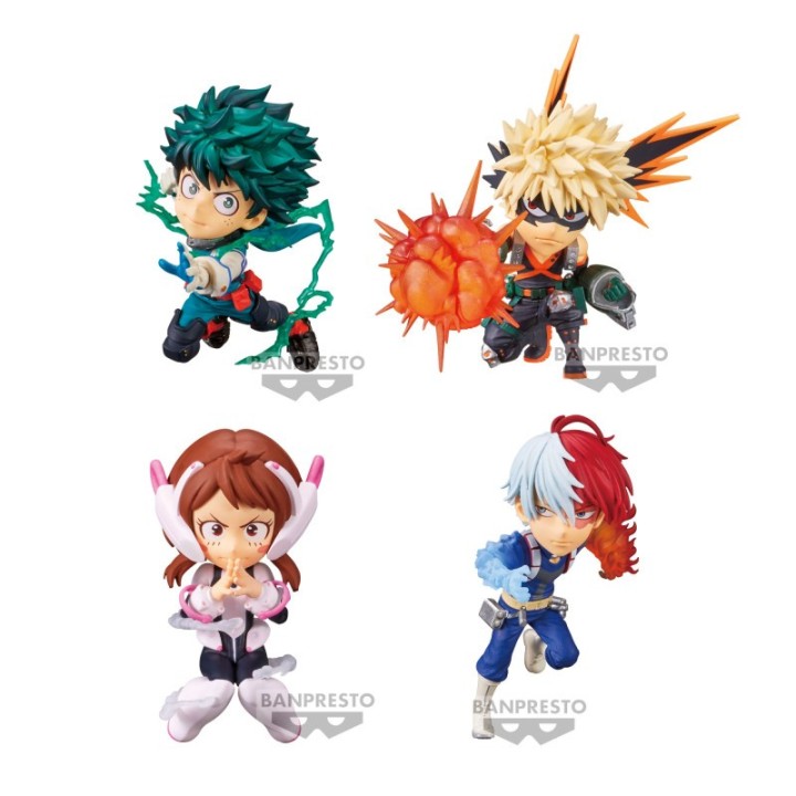 banpresto figura banpresto my hero academia world collectable 1 unidad aleatoria