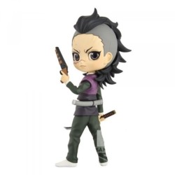 banpresto figura banpresto q posket demon slayer kimetsu no yaiba genya shinazugawa 14cm