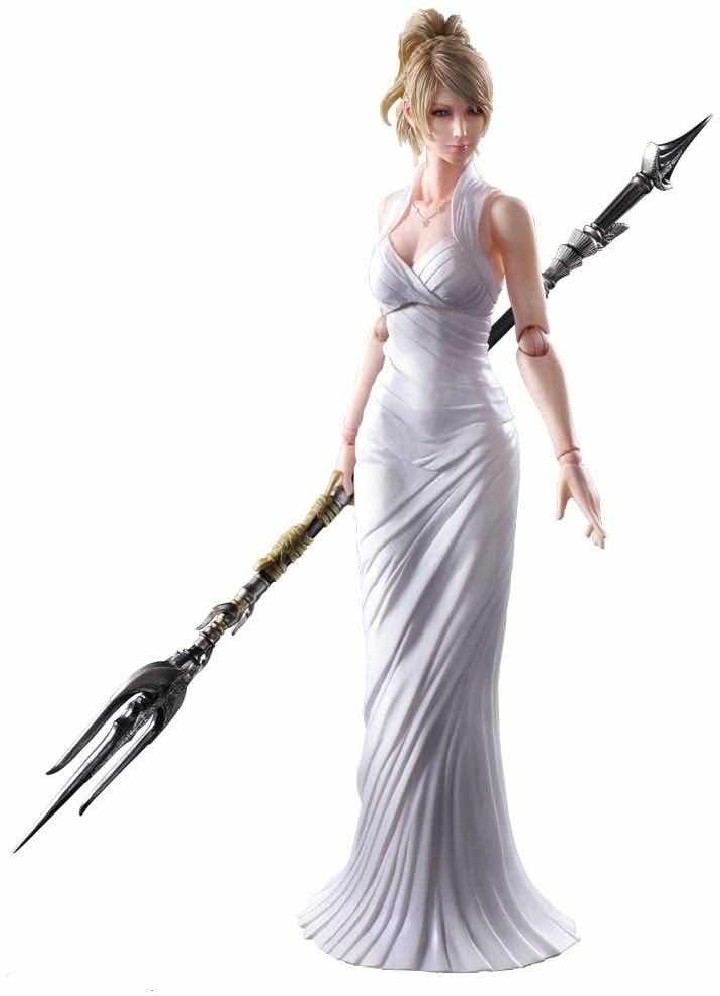 square enix figura square enix final fantasy xv: play arts kai -  lunafreya nox fleuret