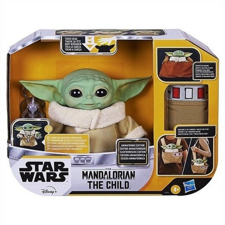 hasbro replica figura animatronica hasbro the mandalorian baby yoda