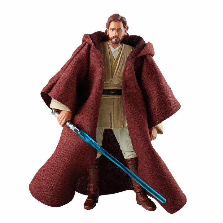 hasbro figura hasbro obi wan kenobi 95 cm sw el ataque de los clones star wars vintage