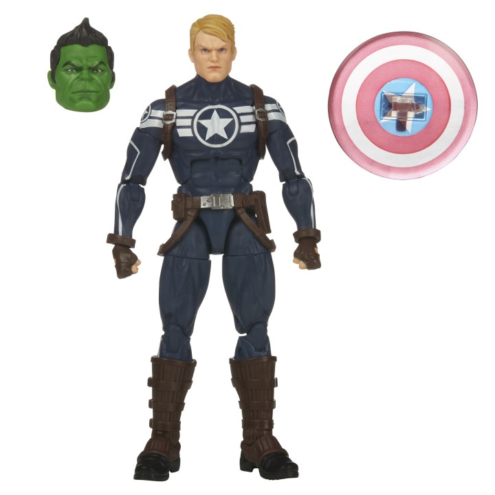 hasbro figura hasbro marvel legends series comandante rogers