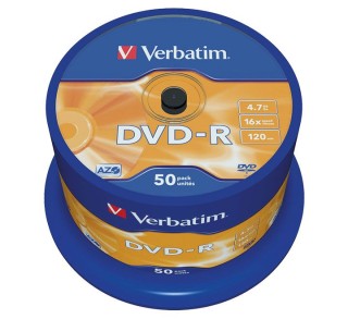 bob. 50 dvd-r azo verbatim 4.7gb 16x spindle