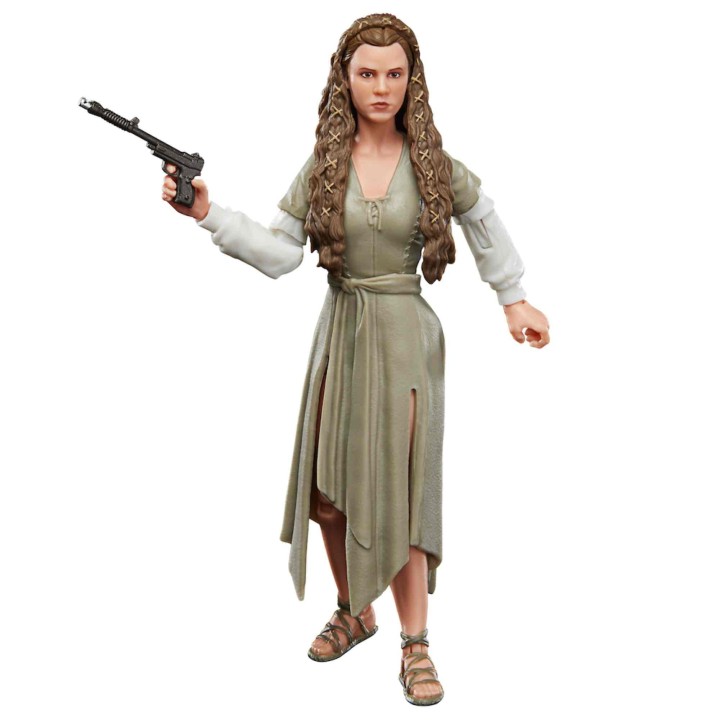 hasbro figura hasbro princess leia ewok village  return of the jedi black series