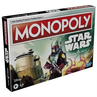 hasbro juego de mesa monopoly boba fett pegi 14