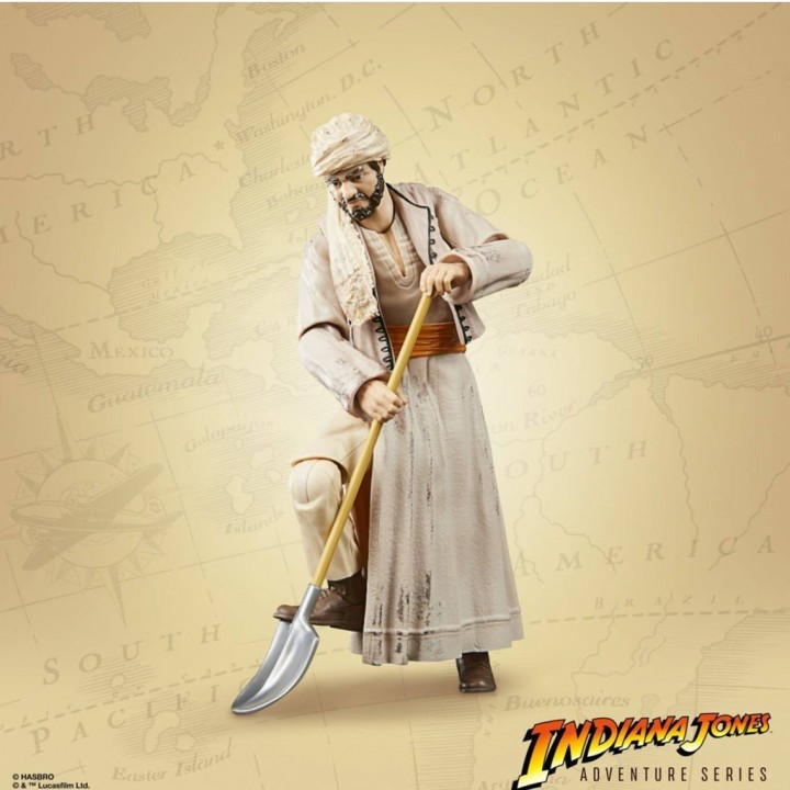 hasbro figura hasbro indian jones adventure series -  sallah