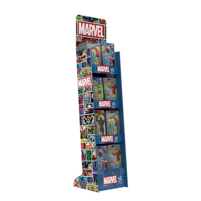 hasbro expositor hasbro marvel retro 48 unidades 5 modelos