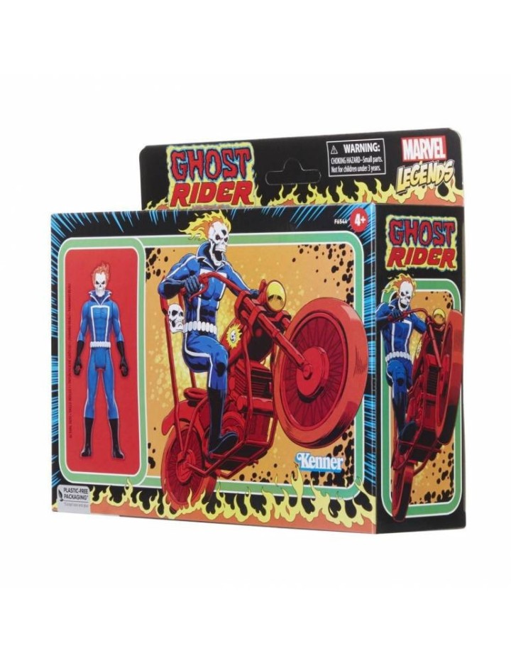 hasbro figura hasbro marvel legends retro ghost rider