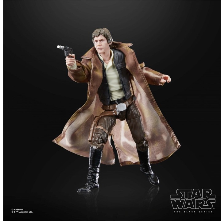 hasbro figura hasbro the black series star wars -  han solo (endor)