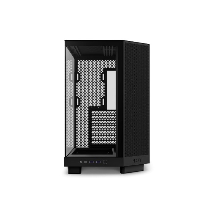 nzxt nzxt h6 air flow midi tower negro