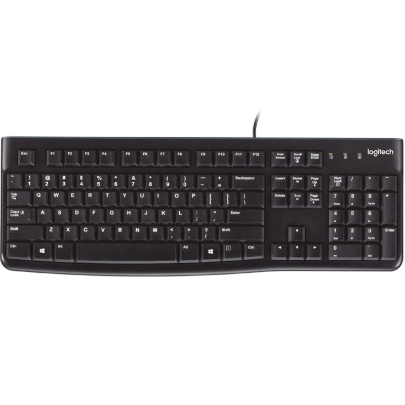 logitech teclado logitech k120 usb negro frances