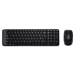 logitech teclado + mouse logitech mk220 wireless inalambrico ingles (eeuu)