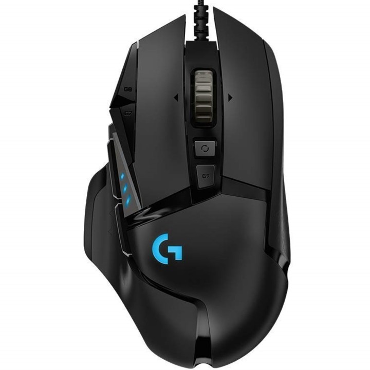 logitech mouse raton logitech g502 hero optico usb gaming