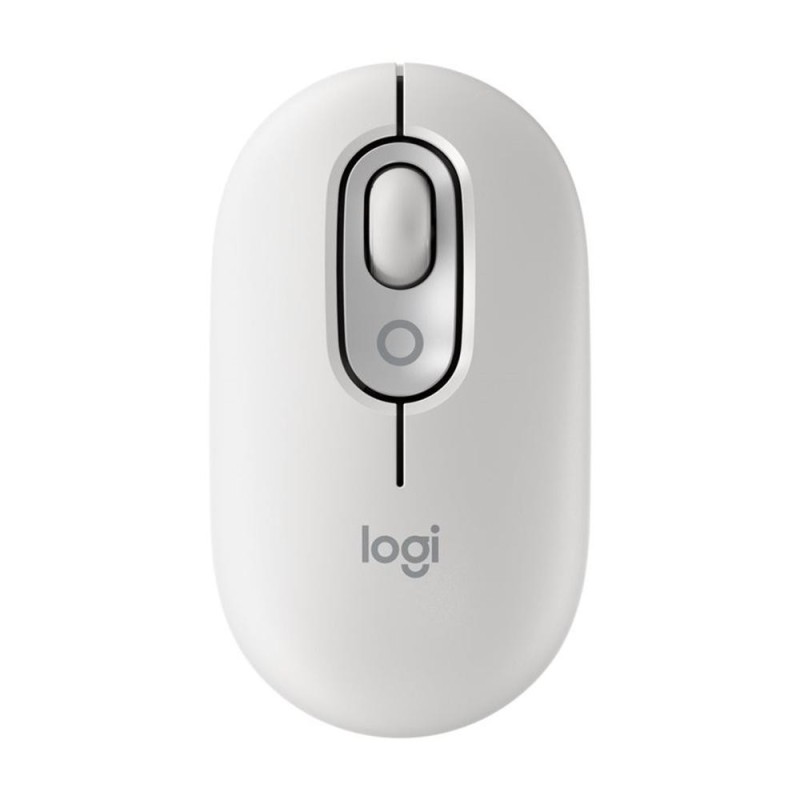 logitech raton inalambrico logitech pop mouse blanco
