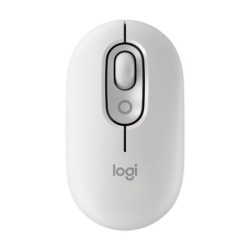logitech raton inalambrico logitech pop mouse blanco