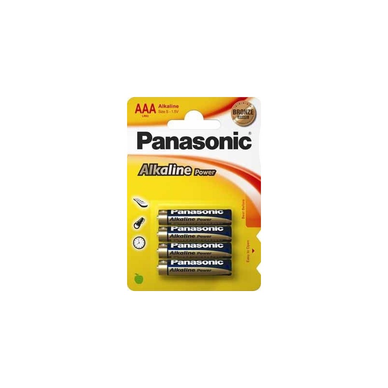 panasonic panasonic lr03apb bateria de un solo uso aaa alcalino