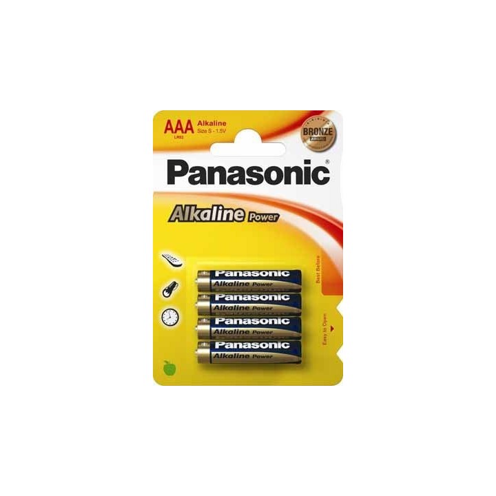 panasonic panasonic lr03apb bateria de un solo uso aaa alcalino