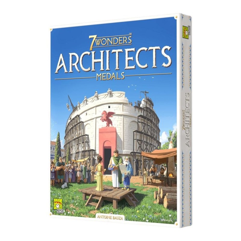 juegos juego de mesa 7 wonders architects medals