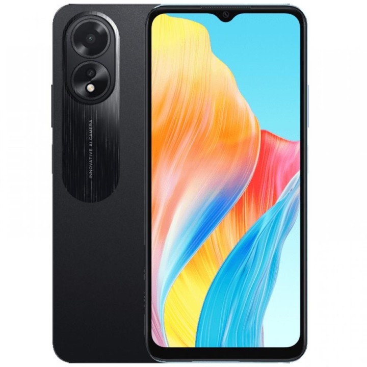 oppo movil oppo a18 6.56 pulgadas 4gb 128gb golwing black
