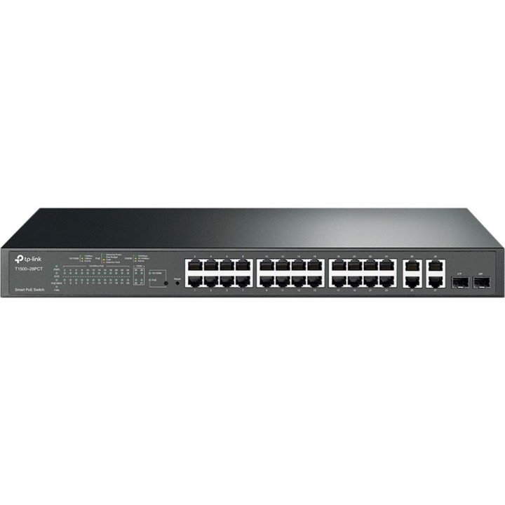 tp - link switch 24 puertos 10 - 100mbps + 4ptos gigabit poetp - link