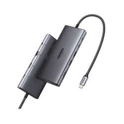 hub ugreen 11en1 usb-c a hdmi+vga+usb-c+usb-a sd tf rj45 3.5 pd 4k60hz usb 3.2 pd 100w