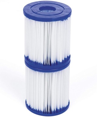 bestway bestway 58093 -  filtro de agua tipo i para depuradora de cartucho 1.249 litros - hora blanc