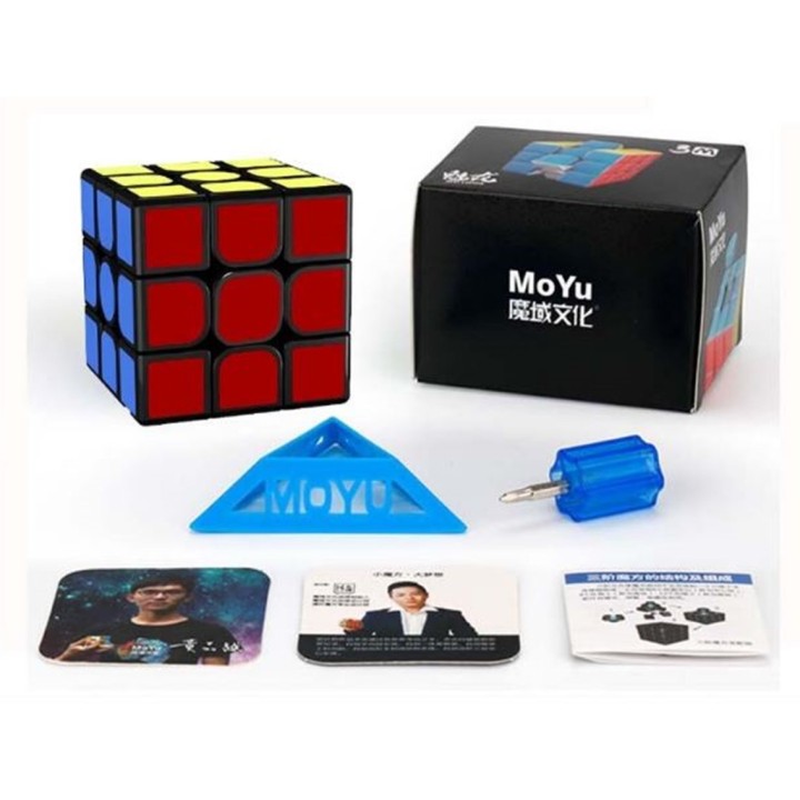 gan cubo de rubik moyu meilong 3x3 magnetico negro