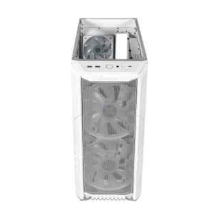 caja cooler master haf500 e-atx argb blanca cristal templado (h500-wgnn-s00)