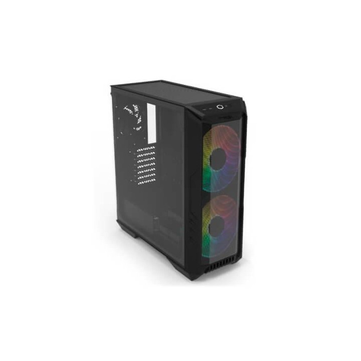 torre atx coolermaster haf 500 crist temp 2x20 argb front 1x12 tra argb 1xfan gpu