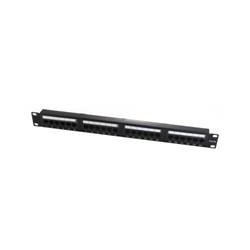 wp european cabling solution patch panel wp 1u utp cat 5e -  24 puertos