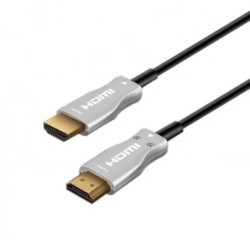 ewent cable hdmi ewent 4k uhd fibra optica hibrido 30m -  macho -  macho