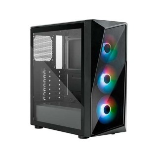 torre atx coolermaster cmp 520 black cristal templado mini itx  micro atx atx 7exp slot