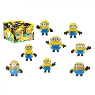 bandai rojo figuras mini goo jit zu minions 1 unidad aleatoria