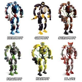 bandai rojo figura aleatoria bandai gigabots