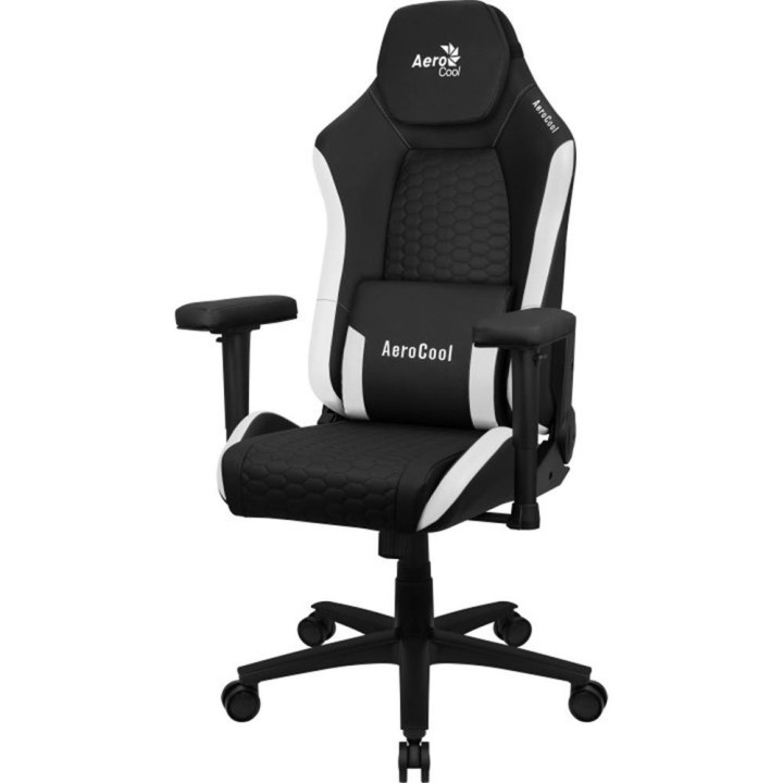 aerocool silla gaming aerocool crown negra - blanco