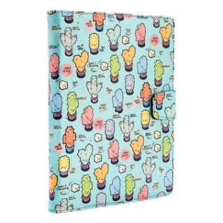 silver ht funda universal rotatory 360o silver ht para tablet 9 - 10.1 pulgadas cactoos green metal