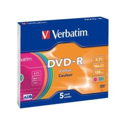 Verbatim Pack 5u Dvd-r 16x...