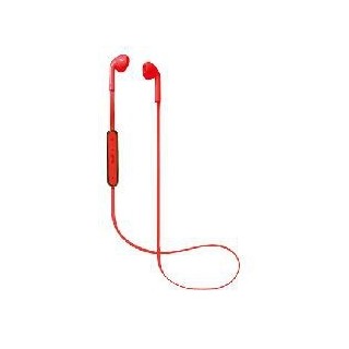 nevir auriculares bluetooth de boton nevir rojo