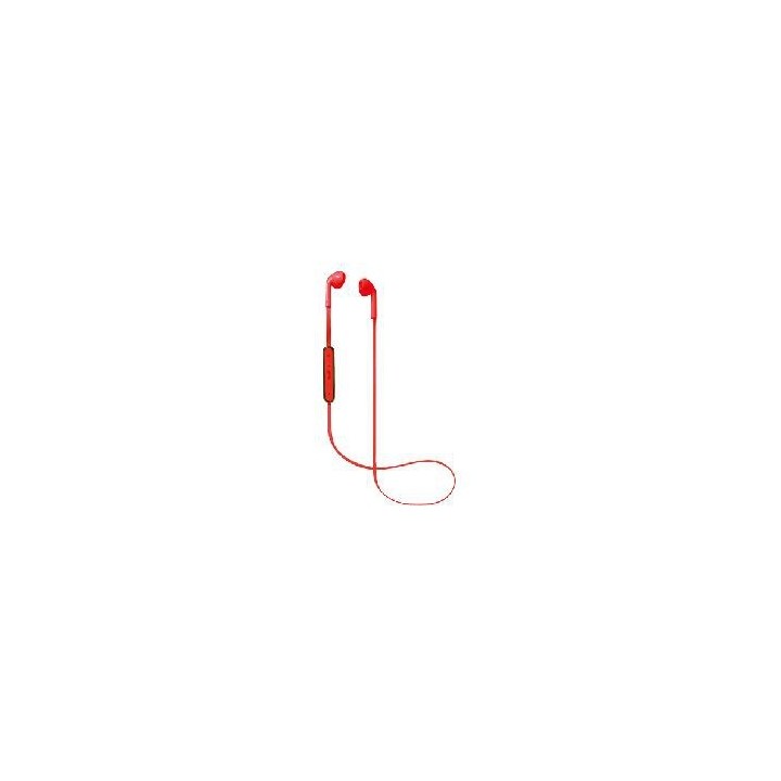 nevir auriculares bluetooth de boton nevir rojo