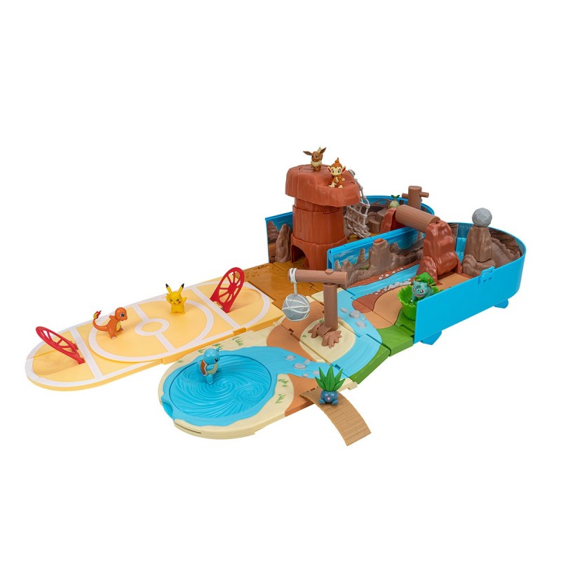 jazwares playset pokemon desierto pokemon transformable