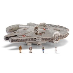 jazwares figura star wars halcon milenario con luz y sonido
