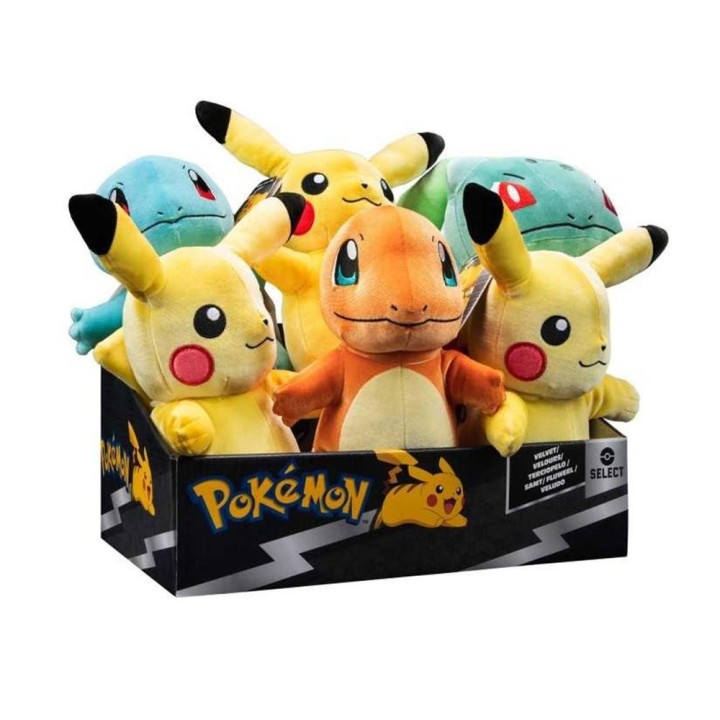 jazwares peluche pokemon terciopelo surtido aleatorio 21 cm