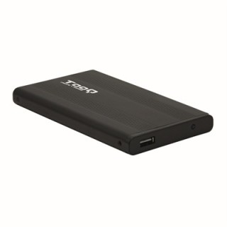 tooq caja externa tooq tqe - 2510b hdd - ssd 2.5 pulgadas 9.5mm sata usb 2.0 negra
