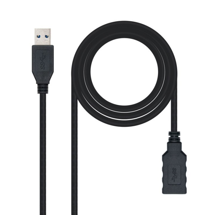 nanocable cable usb 3.0 tipo a/m-a/h negro 3.0 m