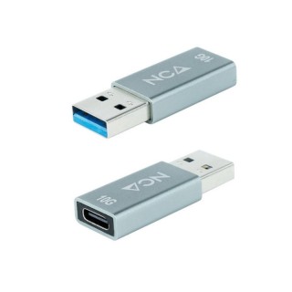 nanocable adaptador usb-a/m 3.1 gen2 a usb-c/h